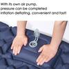 Outdoor Camping Doppelte aufblasbare Matratze Extra breite Schlafunterlage Ultraleichtes Klappbett Isomatte Auto Reise Matte