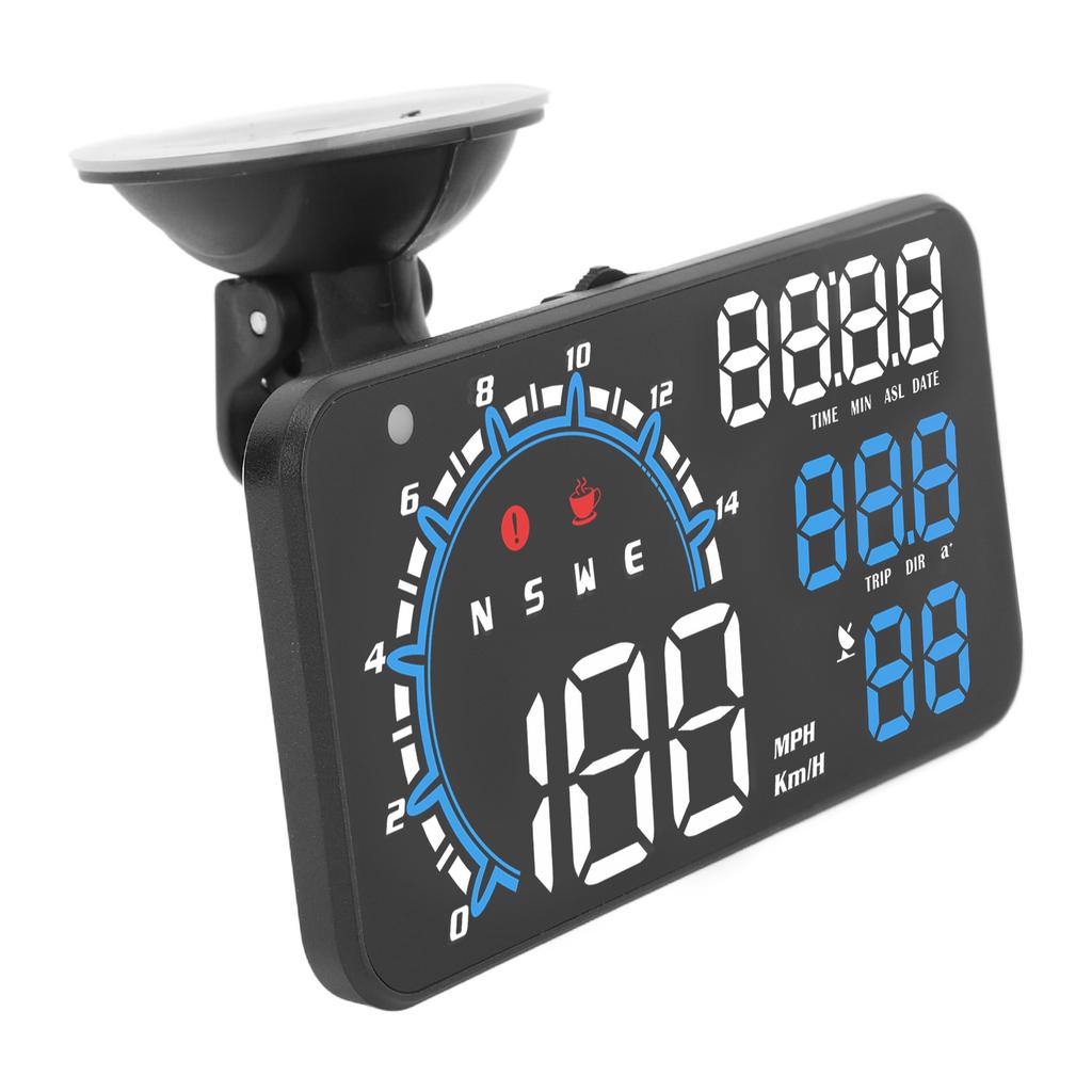 GPS Speedometer Speed Alarm Fatigue Driving Reminder Rugged HD Display HUD Display   for Car