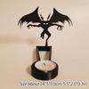Halloween Decoration 2025 Decorative Candle Holder Scary Candlestick Ornament Desk Accessorie Room Decor Halloween Accessorie