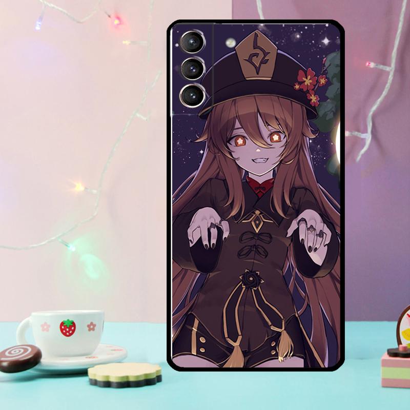 

Genshin Impact Hu Tao HuTao Phone Case For Samsung Galaxy S25 Ultra S20 S21 S22 S23 S24 Ultra Plus S9 S10 S25 FE Cover Galaxy S24 FE