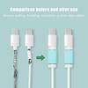 10Pcs Data Cable Charger Cable Protector For Mobile Phone Cord Protective Cover Mini Data Charge Cable Saver Wire Chompers