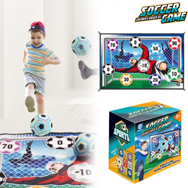 Ball Kid Soccer Game Mat Set Outdoor Indoor Mini Football Training Practice Toys