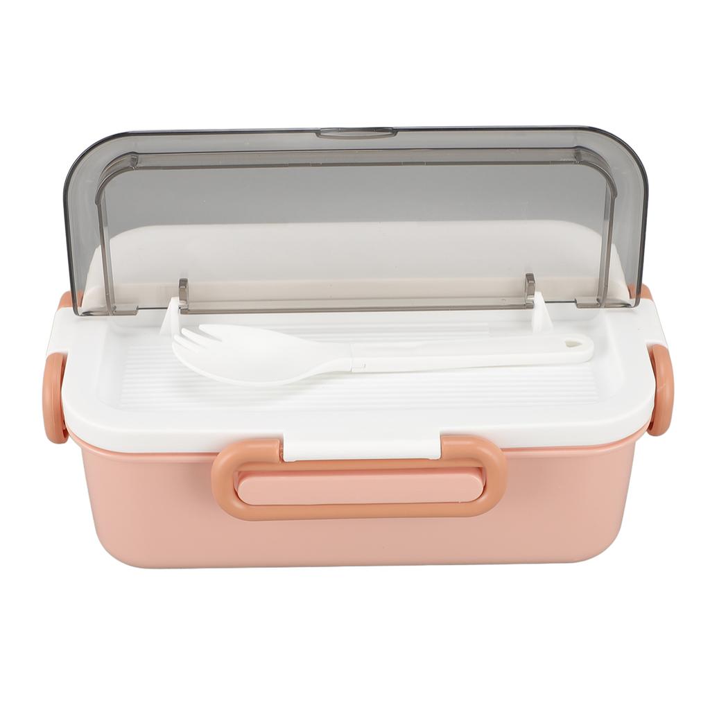 Lunch Box 900ml Roseate 2 Compartments Leakage Proof Stainless Steel Lunch Container with Spork