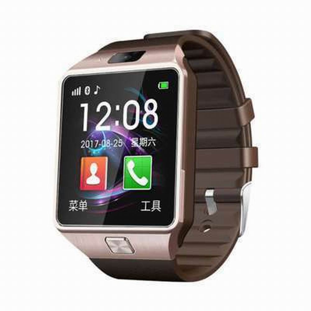 DZ09 Smartwatch Herren Damen Voll-Touchscreen Sport Wasserdicht Schrittzähler Smartwatch Mit Sim-Karte Android Uhr Verbunden Whatsap