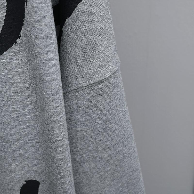 O-neck Pullovers Fake Two Pieces Patchwork Casual Oversized Korean Style Long Sleeve Streetwear Women Autumn Hoodie Sweatshirts