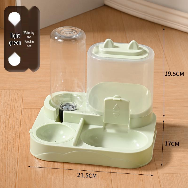 Automatic Double Bowl Cat & Dog Feeder with Drinker