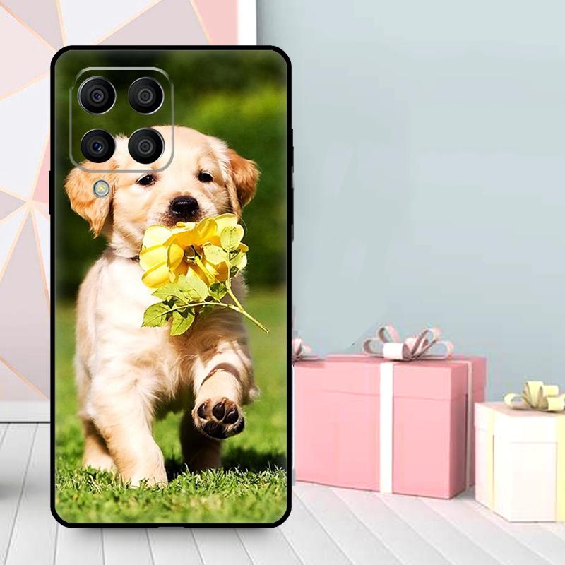 Golden Retriever Hundehülle Für Samsung Galaxy M16 M31 M21 M13 M33 M53 M15 M35 M55 M36 M56 M12 M32 M52 M14 M34 M54