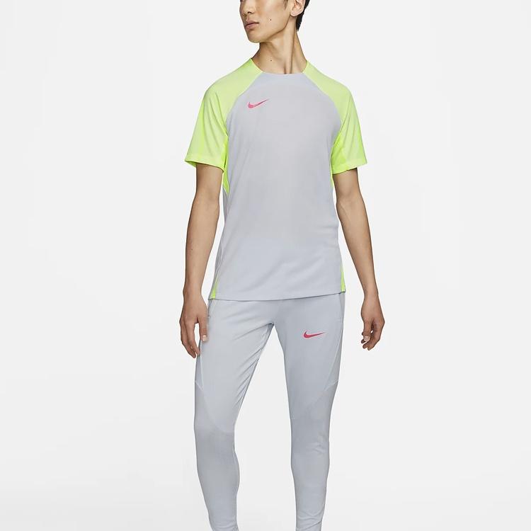 Nike Dri-FIT Strike Short-Sleeve Football T-Shirt 'Grey Green' Men's DV9238-043
