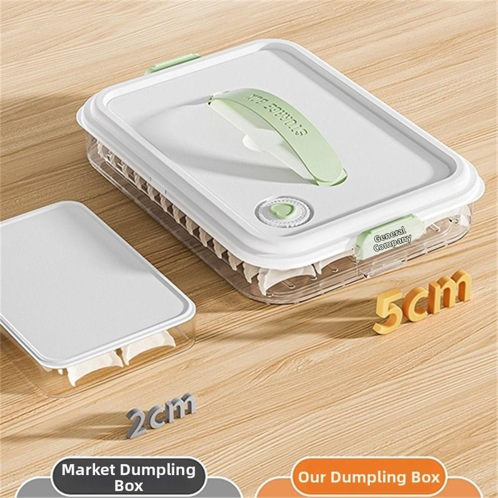 Fresh Keeping Freezer Box Narrow Style Wontons Box Food Grade Dumpling Storage Box  Home Kitchen