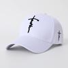 Cross Embroidery Hat Spring And Summer Outdoor Travel Shade Sun Hat Leisure Sports Baseball Cap