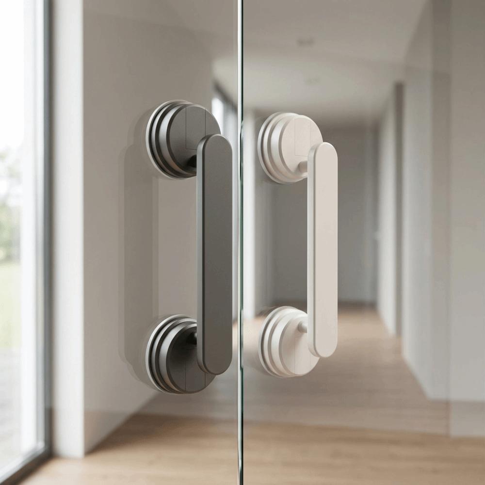 1/2Pcs Waterproof Suction Cup Door Handle Removable Bathroom Shower Auxiliary Handle  Bathroom