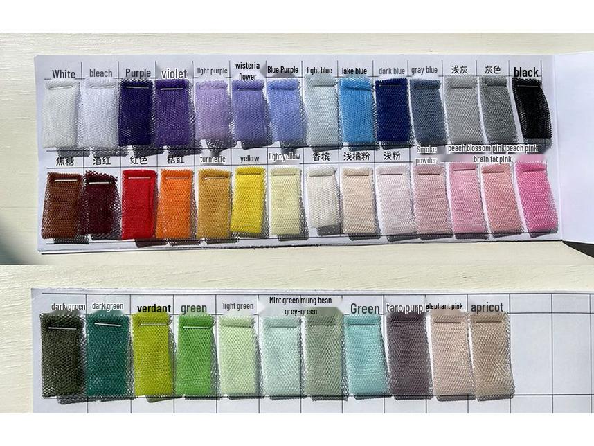 Green Tulle Lace Net Fabric for Kindergarten & Wedding - Transparent, Free Shipping