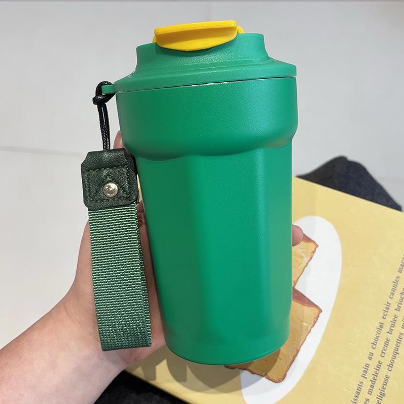 Rising Coffee Smart Temp Display Insulated Travel Cup - Women's High-Value, Large Capacity, Student & Car Friendly