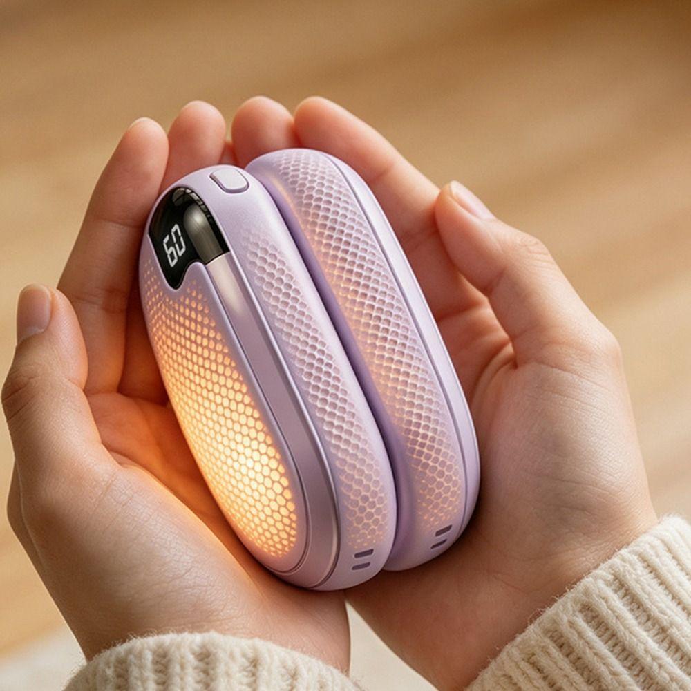 2 in 1 Electric Handwarmer Fast Heating Pocket Warm Hand Treasure Portable Hand Heater  Indoor Use
