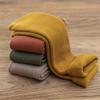 Autumn and Winter  Pack Women's Vertical StripeThick Snow Socks Mid-Calf Warm Floor Socks