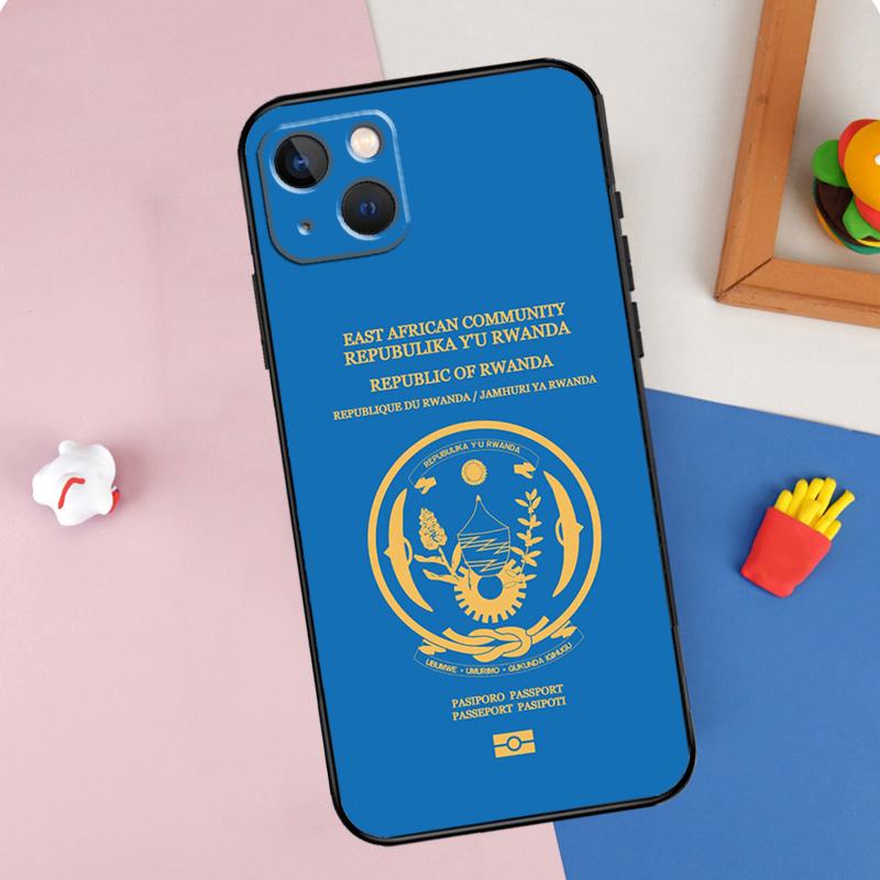 

Rwanda Flag Phone Case For iPhone 16 Pro Max 11 12 13 Mini 14 15 Pro Max XR 16e 15 16 Plus Cover Shell iPhone 12Pro MAX