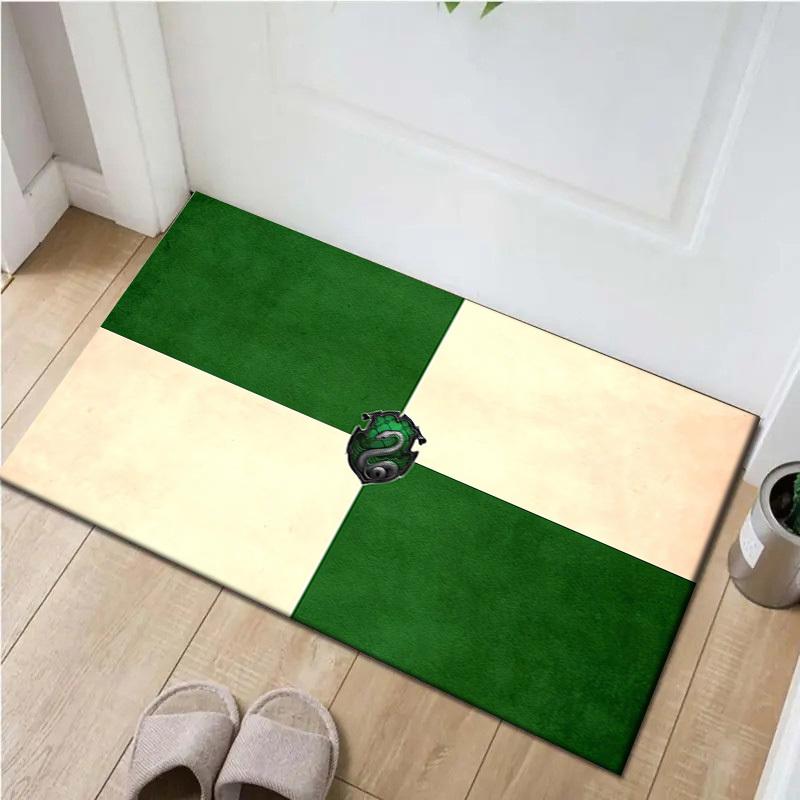

1pc Office Carpet Chair Mats Slytherin Crest Wallpaper Perfect for Office Chairs, Living Rooms, Or Bedrooms,Polyester Carpet.HDT204 60cm by 90cm