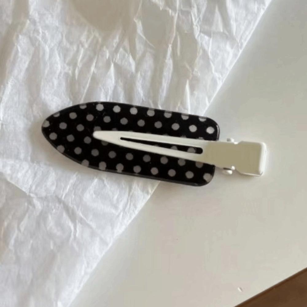 Polka Dot Hair Clips No Crease BB Clip Fashion Hair Barrettes  for Women Girls