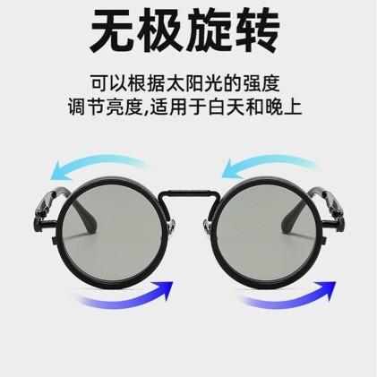ND file adjustable dimming sunglasses fishing filter glasses UV anti-ultraviolet personalized polarized sunglasses