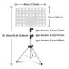 Music Sheet Stand, Adjustable Height Easy Setup Stable Note Holder Book Stand