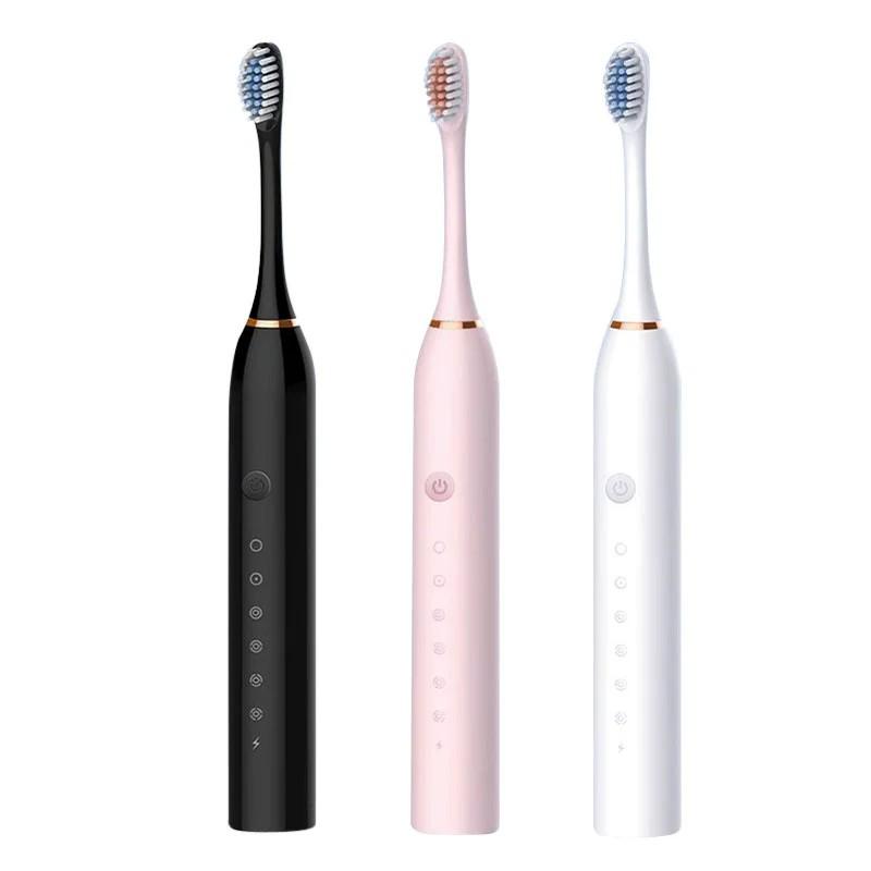 Universal Electric Toothbrush Set: Soft Bristle, Portable, for Adults & Children