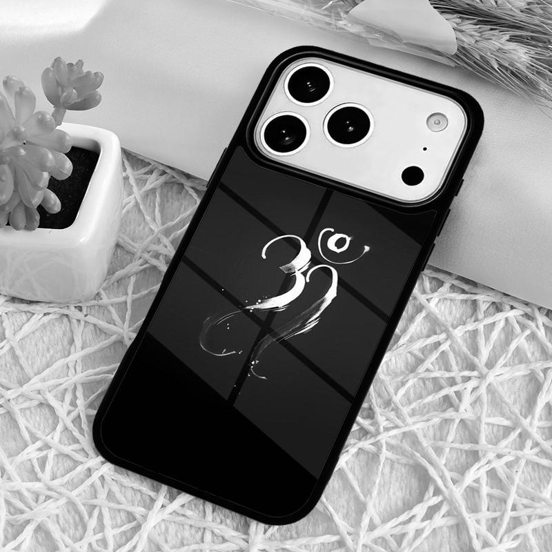 

Aum Om Namaste Symbol Zen Yoga Phone Case for iPhone 17 Air 16 15 11 12 14 13 Pro Max Shockproof Cover iPhone 15 Plus