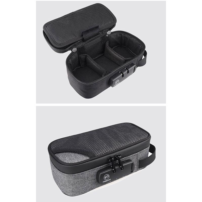 Smell Proof Carbon Lined Carry Stash Bag With Lock Discreet Secure Case