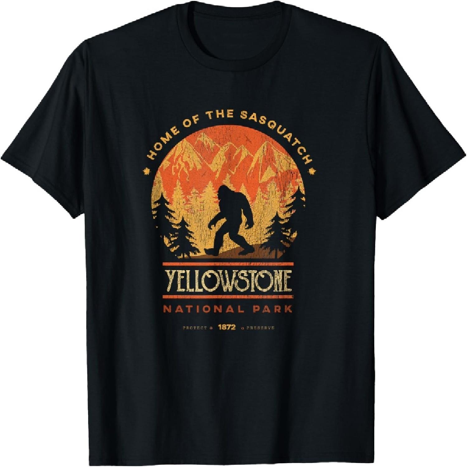 Home Of The Sasquatch - Yellowstone National Park T-shirt S