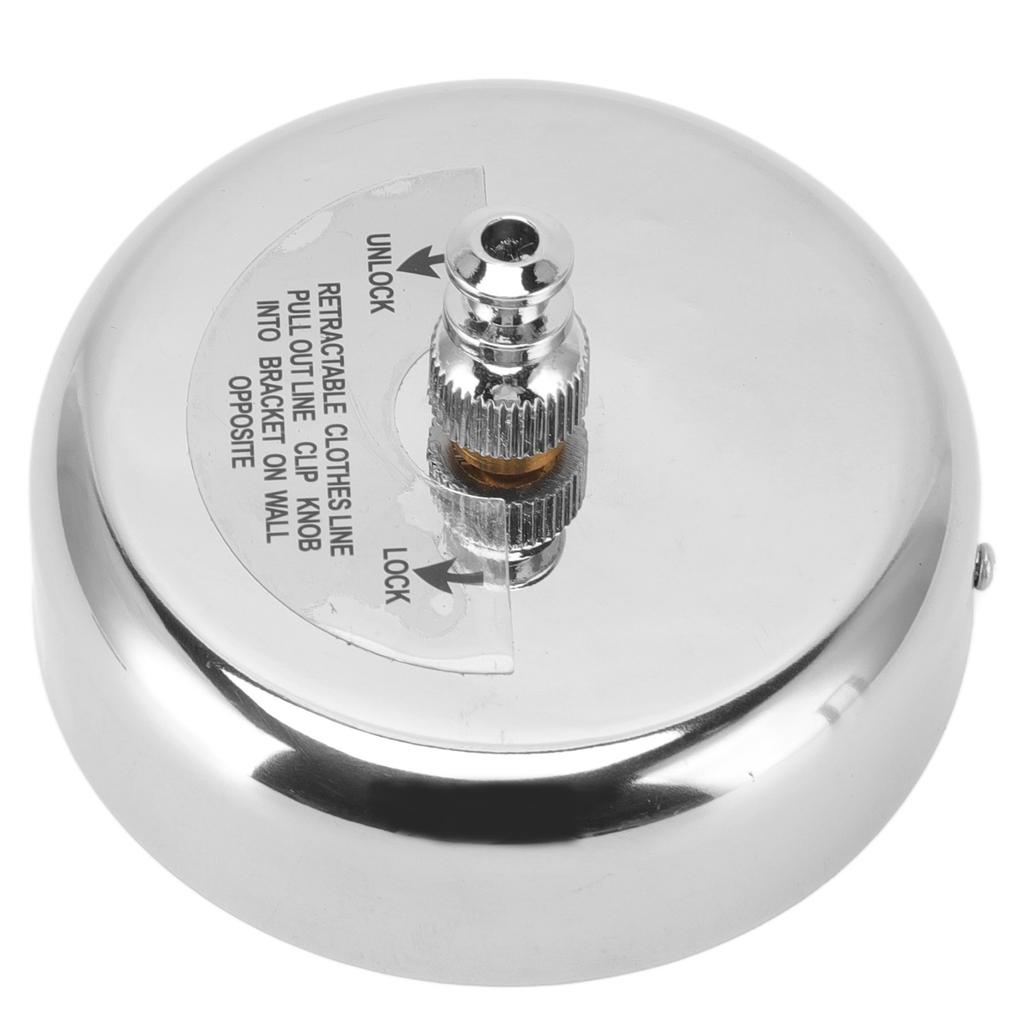 Clothesline Retractable Design Stainless Steel Casual Style Laundry Clothesline for Indoor Bathroom Balconies