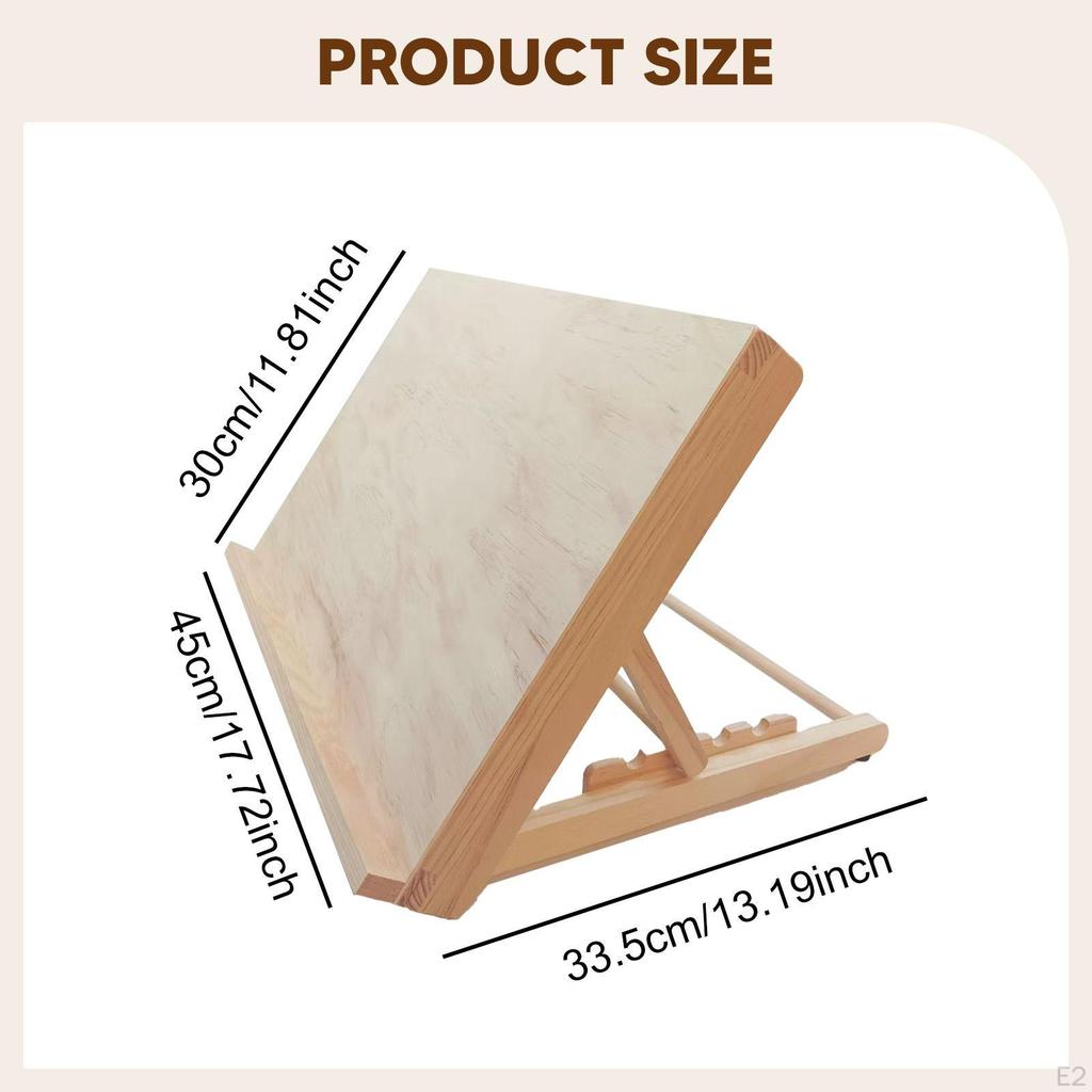 Tabletop Easel Sketching Board Foldable Adjustable Angle Painting Drawing for Artist