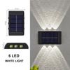 LED Solar Light Outdoor Lighting Waterproof Solar Wall Light for Courtyard Street Landscape Garden Decoration Wall Lamp
