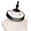 Vintage Renaissances Elizabethan Ruff Collar Victorian Edwardian Costume Neck Ruffle for Halloween Masquerades Cosplay