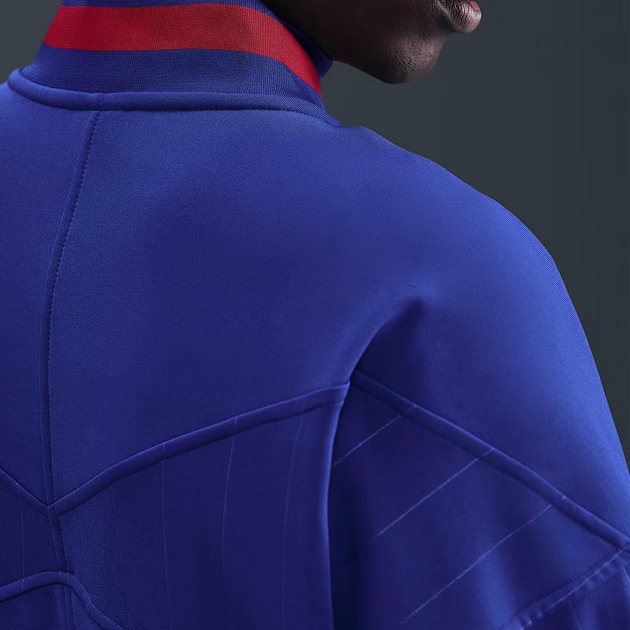 

Nike Dri-FIT Футбол FW/AW25 Гимн Футбольный клуб Барселона Универсальная Удобная Модная Куртка с воротником-стойкой Мужские куртки HJ6374-455 S