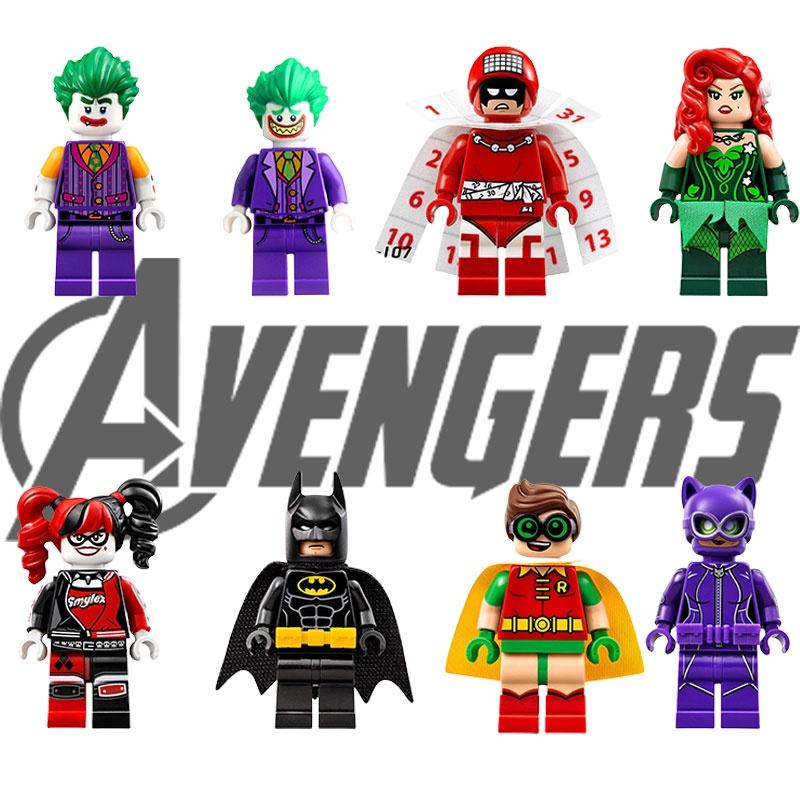 Marvel Die Avengers Superhelden Actionfiguren Clown Batman und Mond Bausteine Spielzeug für Kinder