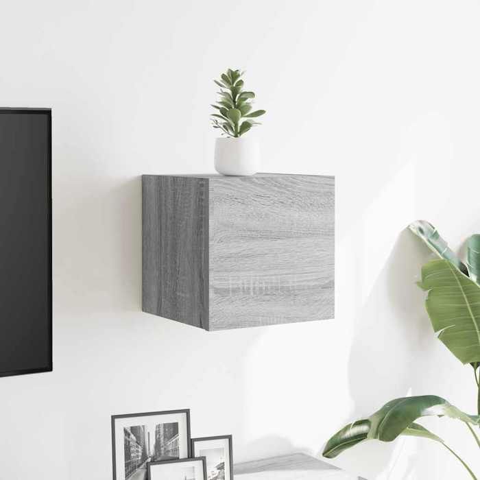 VidaXL Wall-mounted TV Cabinet Sonoma Grey 30.5x30x30 Cm 815138