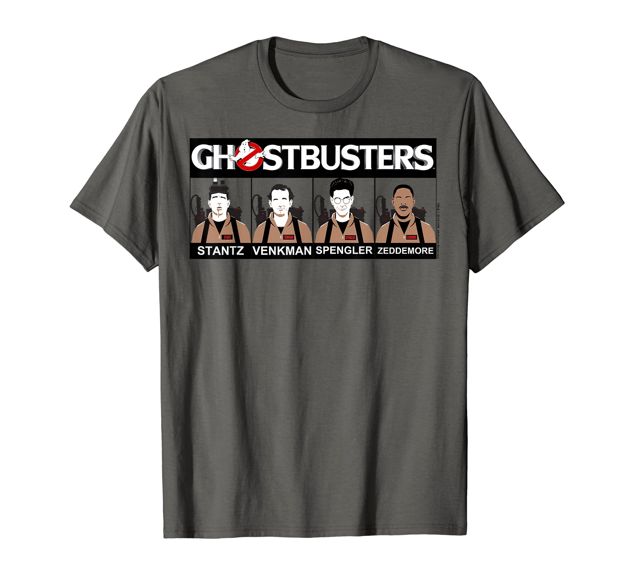 Ghostbusters Group Shot Line Up T-Shirt