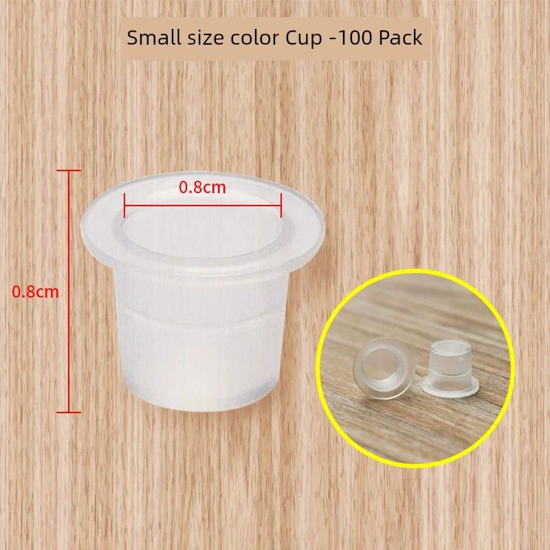 

Tattoo Ring Tattoo Embroidery Pigment Cup Tattoo Ring Tattoo Embroidery Products Grafting Eyelash Ring Tattoo Embroidery Products Tools Color Cup-Small Size (100 Pieces)