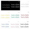Reflect Your Faith Trust in God Decals Motivational Vehicle Decals Removable & Vibrant Reflection set for Car Rearviews
