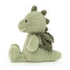 JELLYCAT Dinosaur Series Backpack Dino Backpack Animal Light Green Doll Plush Doll 24cm Height