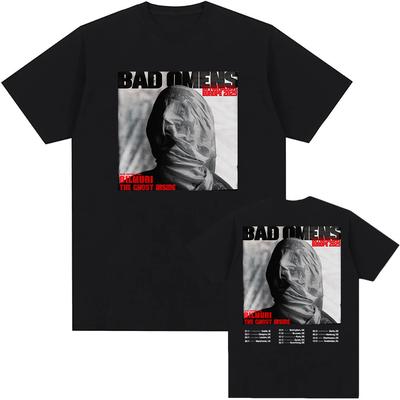 Do You Feel Love Europe Tour T-shirt BAD OMENS Rock Band Graphic Tshirts Unisex Streetwear Short Sleeve Cotton Casual T Shirt