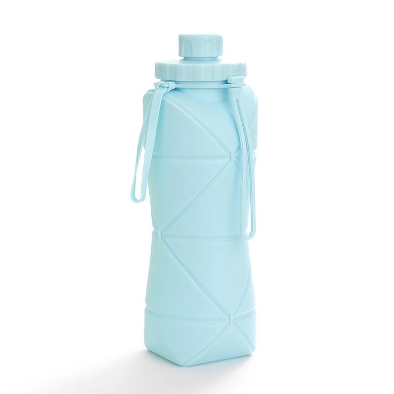 Silikon Faltbarer Wasserbecher Große Kapazität Outdoor Reise Tragbar Sport Wasserflasche Hitzebeständig Lebensmittelqualität Kreativer Faltbecher