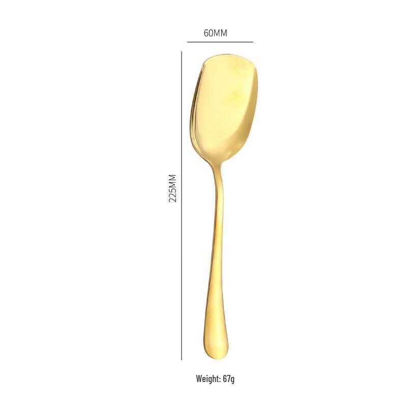 

Ruhan Stainless Steel Long-Handle Serving Spoon & Shovel