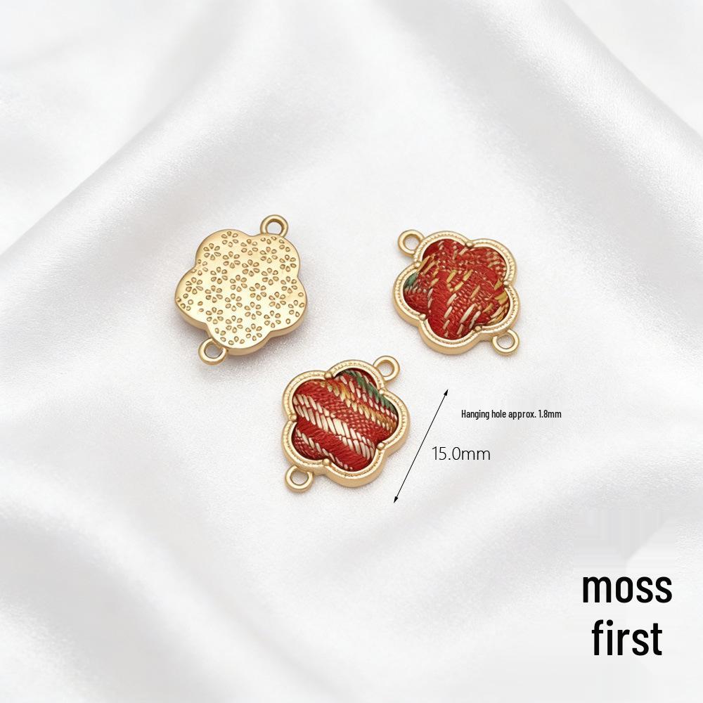 Handmade Song Brocade Gourd Tassel Pendant for Cheongsam, Bag, or Car Charm