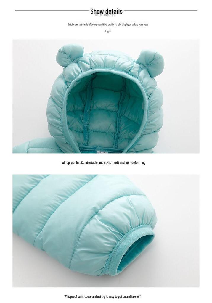 Piumino Leggero per Bambini: Caldo Cappotto di Cotone per Neonati, Bambini Piccoli, Bambini e Bambine - Autunno/Inverno