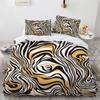 Animals Skin Texture Duvet Cover Set Tiger Snake Leopard 3D Print King Size for Kid Boy Bedding Set Polyester Comforter Cover