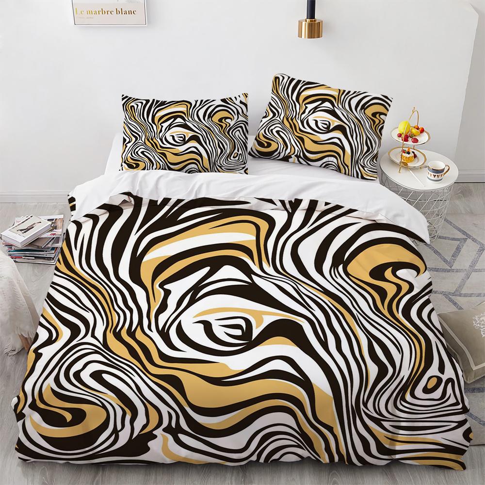 Animals Skin Texture Duvet Cover Set Tiger Snake Leopard 3D Print King Size for Kid Boy Bedding Set Polyester Comforter Cover
