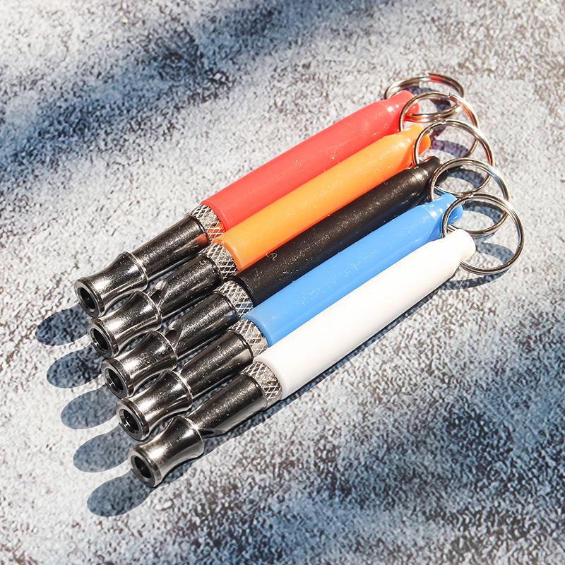 Train Ultrasonic Dog Whistle with Adjustable Frequency – Stainless Steel Training Whistle for Recall & Behavior Correction