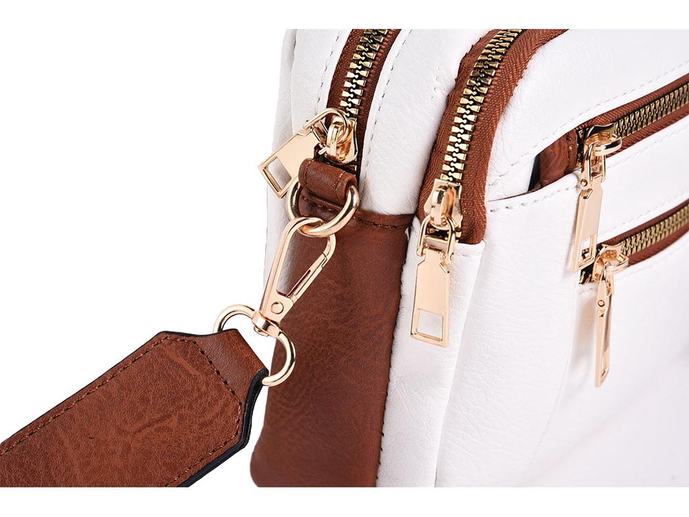Versatile Women's PU Shoulder Bag with Large Capacity and Trendy Wide Strap