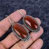 Carnelian Gemstone Handmade 925 Sterling Silver Jewelry Earring 2.29" M-3538