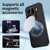 Luxury Carbon Fiber Pattern Skin-friendly Case For OPPO Find X9 Pro X8 Pro Foldable Bracket Magnetic Shockproof Protector Cover